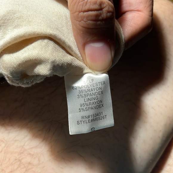 Comfy 2 piece tank and pants Waffled Cream Textured Set ( small) - Picture 4 of 6